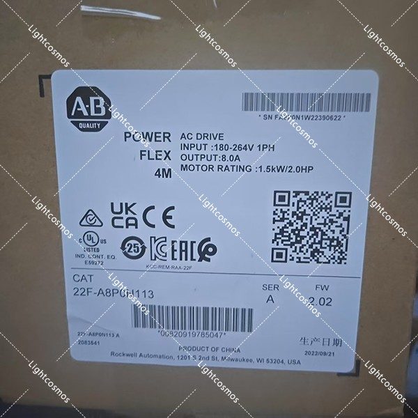 Частотный преобразователь Allen-Bradley 22F-A8P0N113