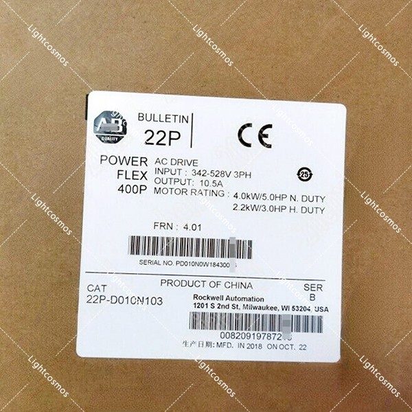 Частотный преобразователь Allen-Bradley 22P-D010N103