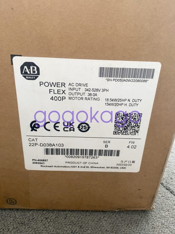 Частотный преобразователь Allen-Bradley 22P-D038A103