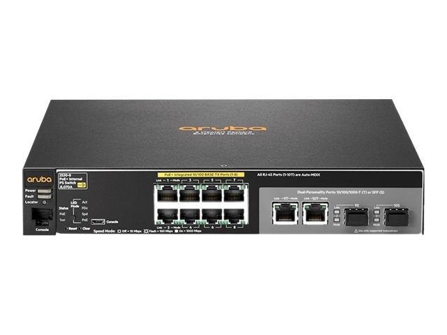 Коммутатор Aruba 2530-8-POE+-PS