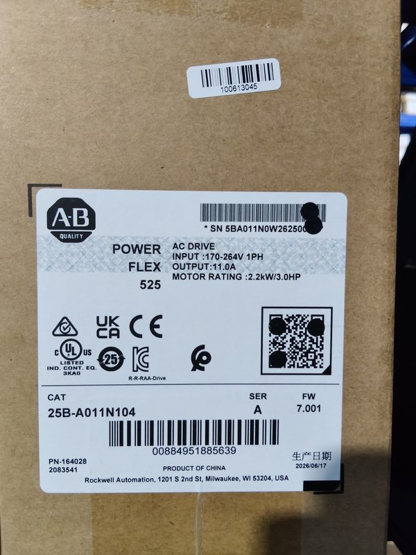 Частотный преобразователь Allen-Bradley 25B-A011N104