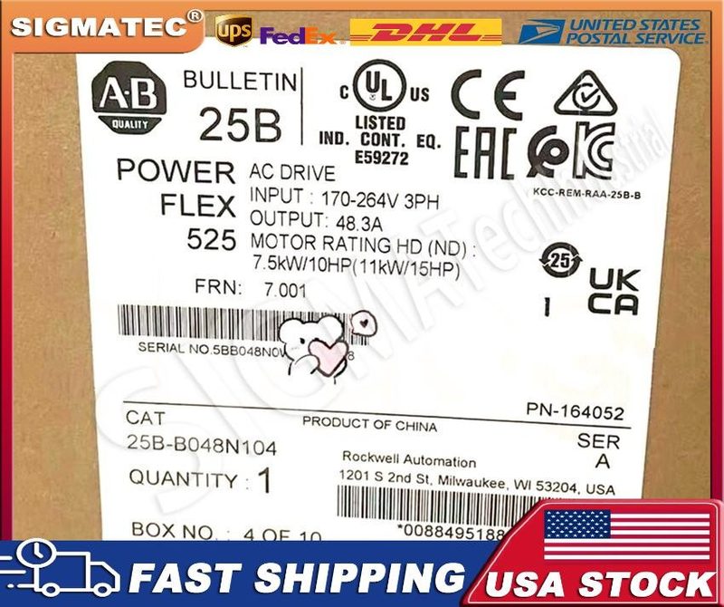 Частотный преобразователь Allen-Bradley 25B-B048N104