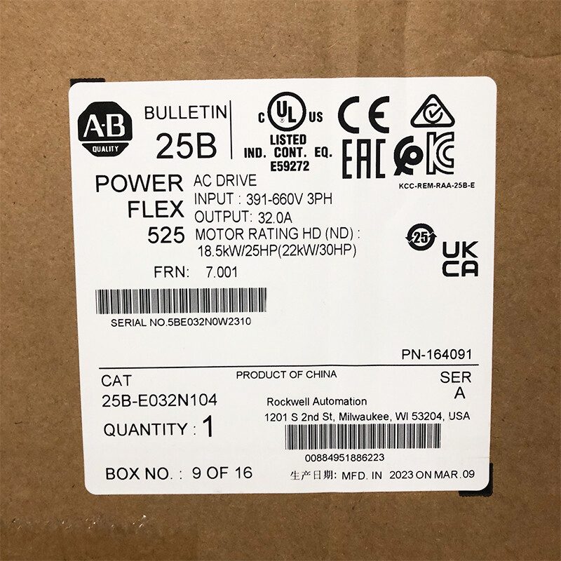 Частотный преобразователь Allen-Bradley 25B-E032N104