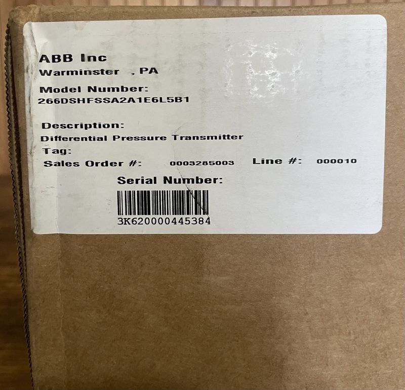 Датчик давления ABB 266DSHFSSA2A1