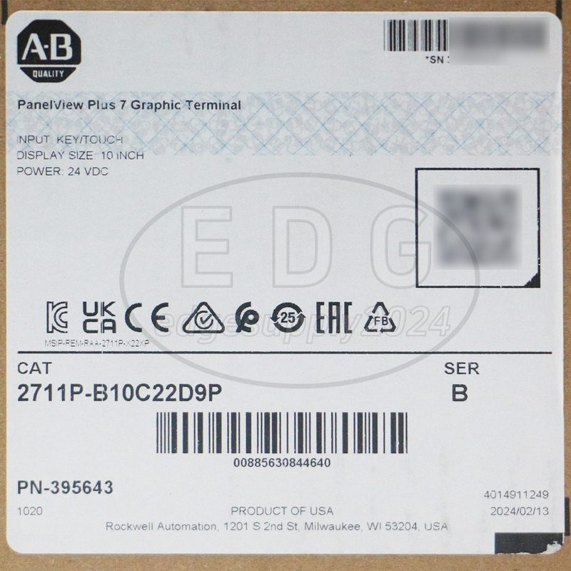 Панель оператора Allen-Bradley 2711P-B10C22D9P