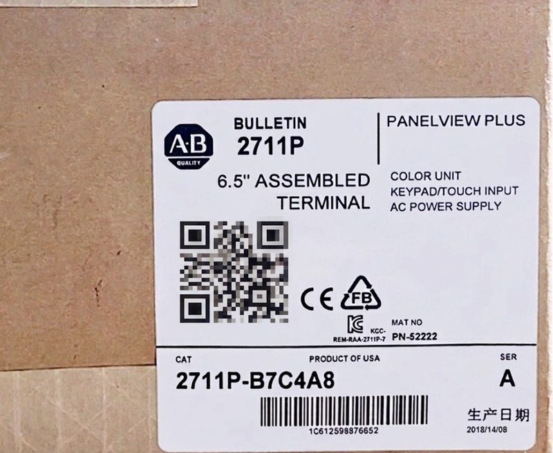 Панель оператора Allen-Bradley 2711P-B7C4A8