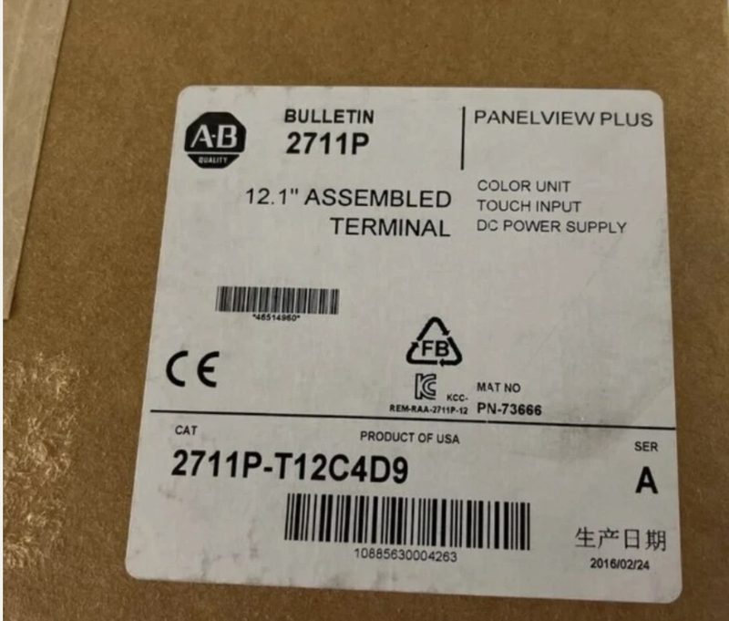 Панель оператора Allen-Bradley 2711P-T12C4D9