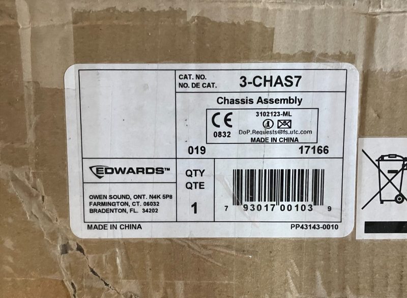 Оборудование пожарной сигнализации 3-CHAS7