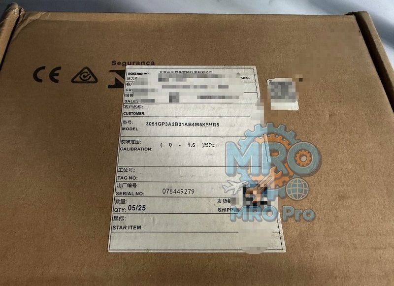 Датчик давления Rosemount 3051GP3A2B21AB4M5K8HR5