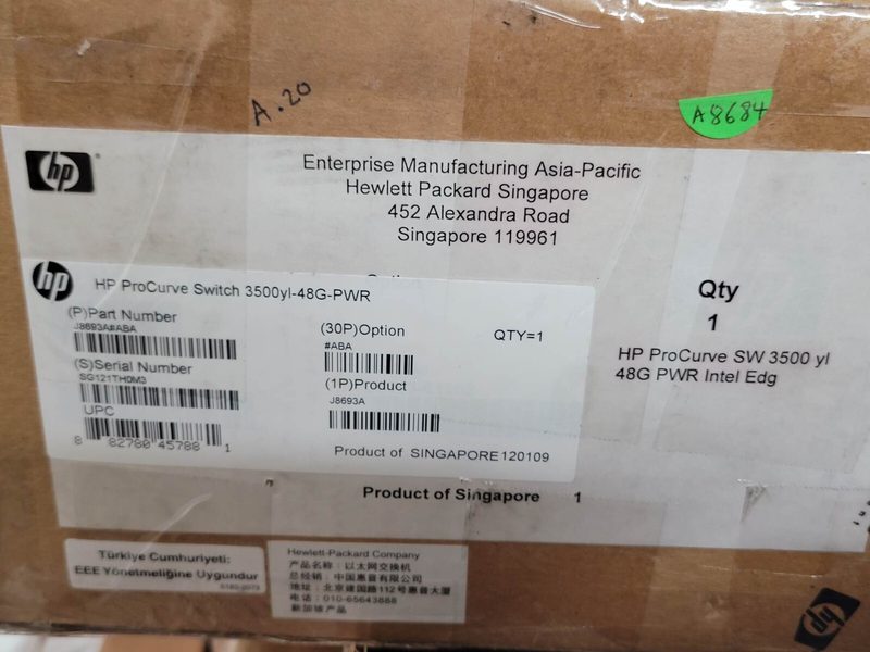 Блок питания HPE 3500YL-48G-PWR