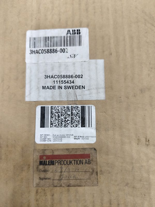Серводвигатель ABB 3HAC058886-002