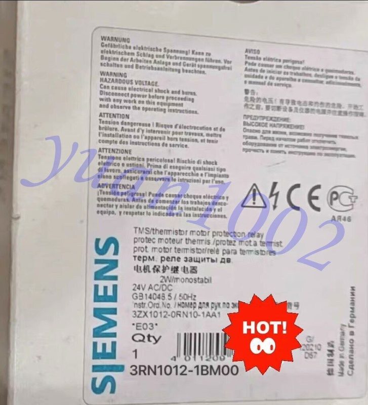 Реле защиты Siemens 3RN1012-1BM00