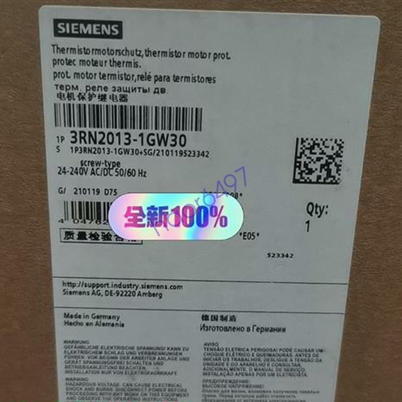 Реле защиты Siemens 3RN2013-1GW30