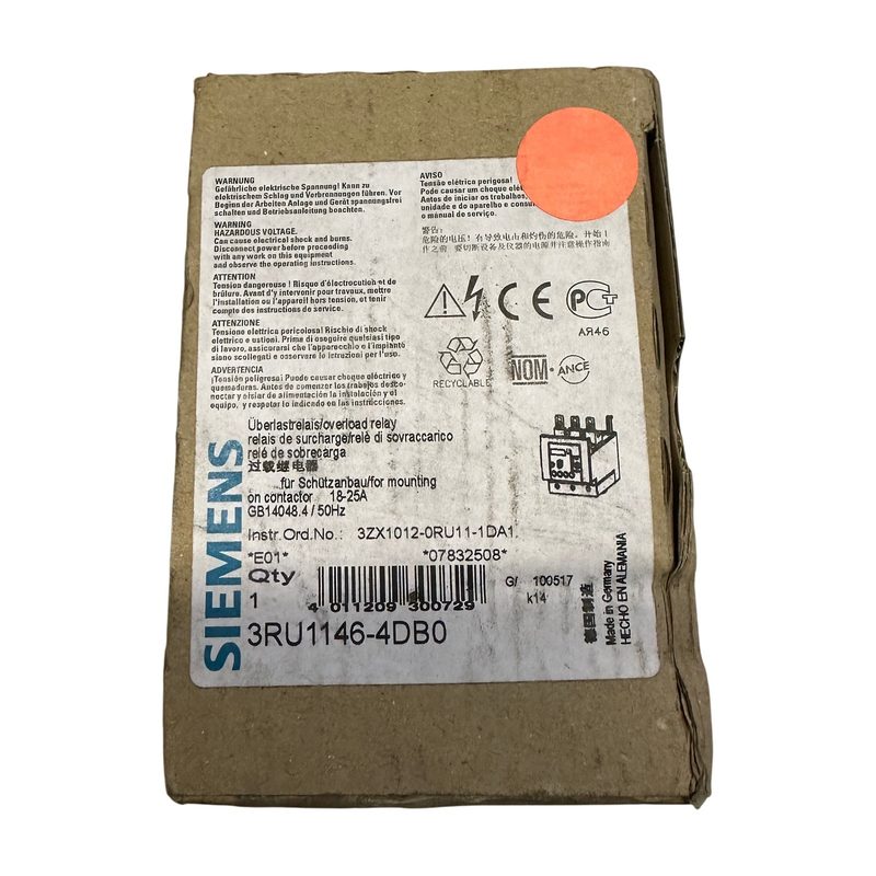 Реле Siemens 3RU1146-4DB0