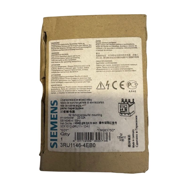 Реле Siemens 3RU1146-4EB0