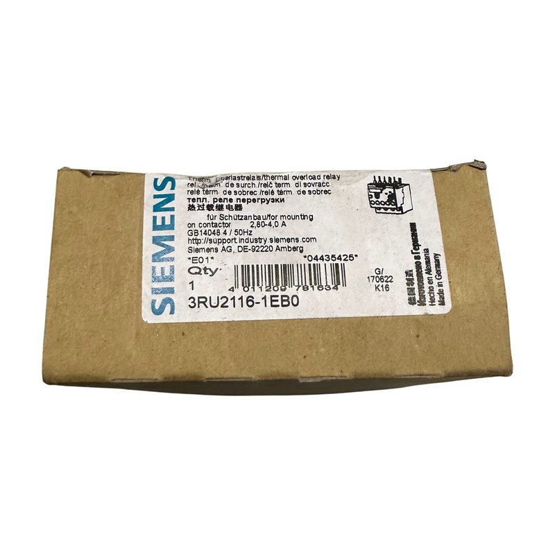 Реле Siemens 3RU2116-1EB0