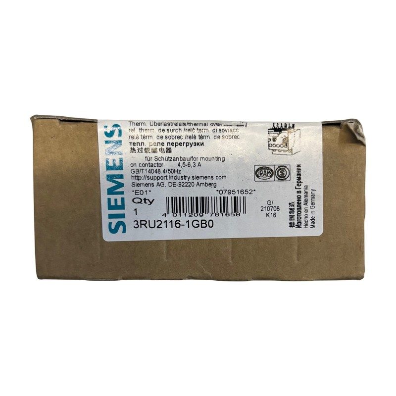 Реле Siemens 3RU2116-1GB0