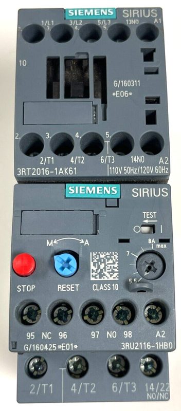 Контактор Siemens 3RU2116-1HBO