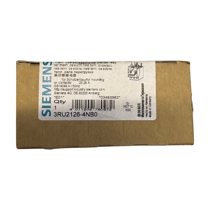Реле Siemens 3RU2126-4NB0