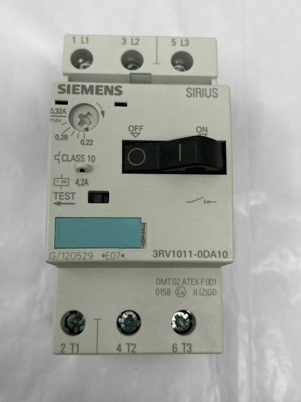 Автоматический выключатель Siemens 3RV1011-0DA10