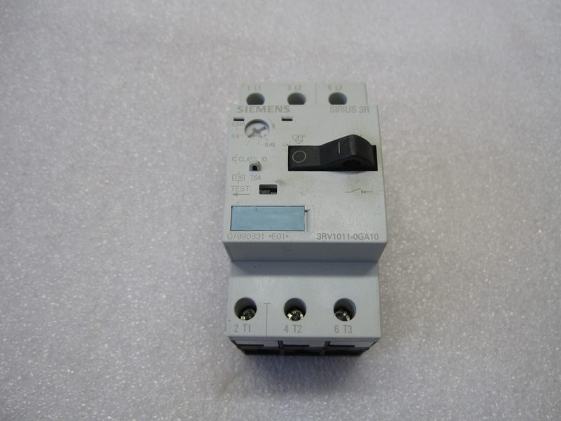 Автоматический выключатель Siemens 3RV1011-0GA10