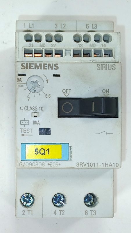 Автоматический выключатель Siemens 3RV1011-1HA10