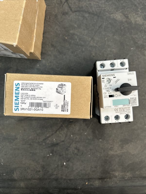 Автоматический выключатель Siemens 3RV1021-0GA10