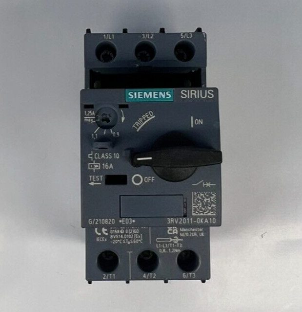 Автоматический выключатель Siemens 3RV2011-0KA10