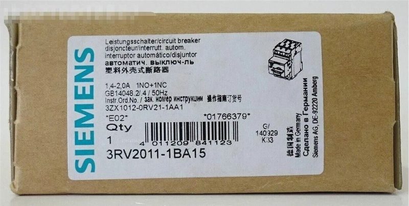 Автоматический выключатель Siemens 3RV2011-1BA15