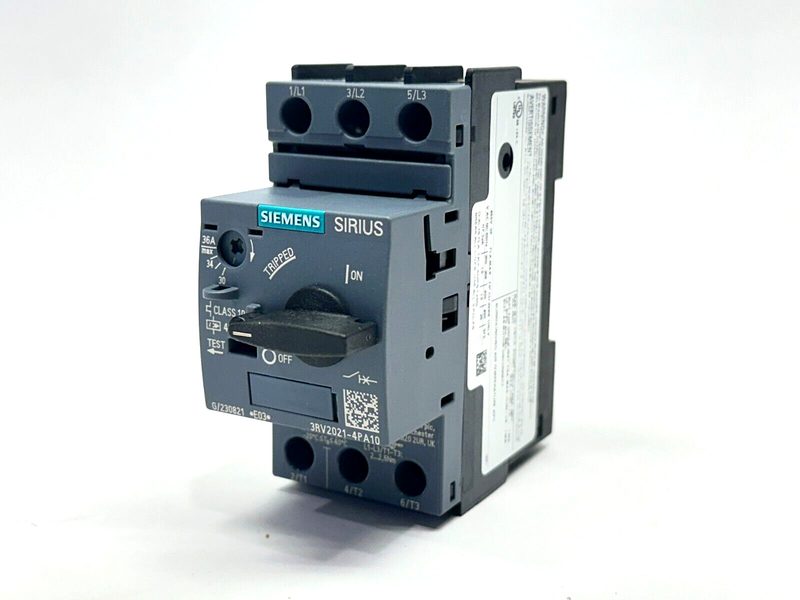 Автоматический выключатель Siemens 3RV2021-4PA10