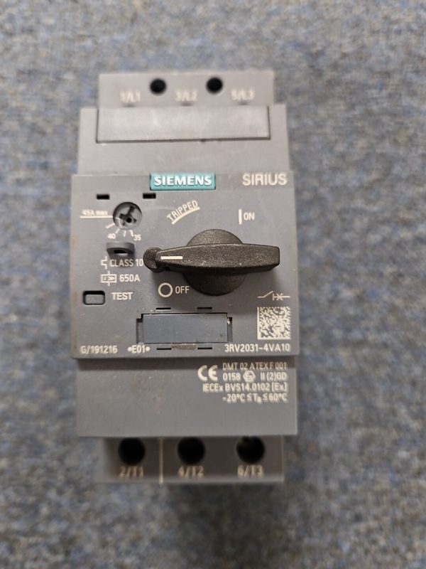 Автоматический выключатель Siemens 3RV2031-4VA10