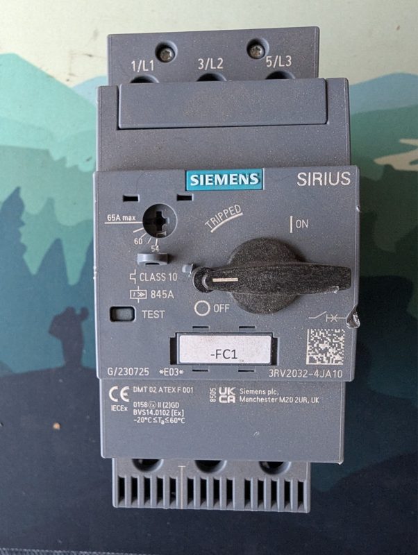 Автоматический выключатель Siemens 3RV2032-4JA10