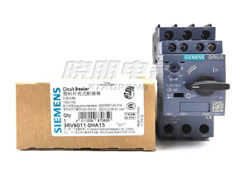 Автоматический выключатель Siemens 3RV6011-0HA15