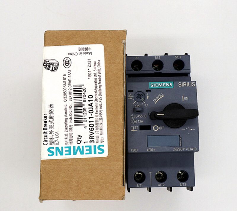 Автоматический выключатель Siemens 3RV6011-0JA10