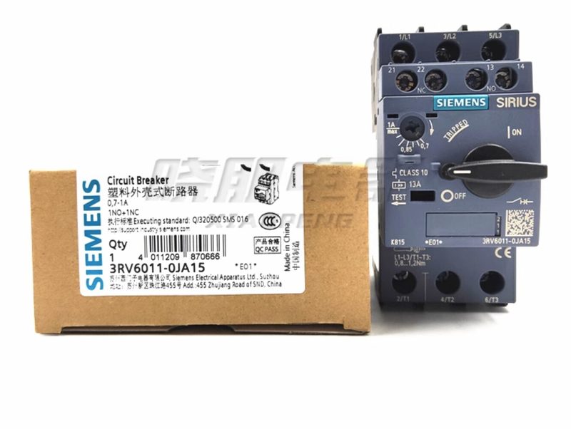 Автоматический выключатель Siemens 3RV6011-0JA15