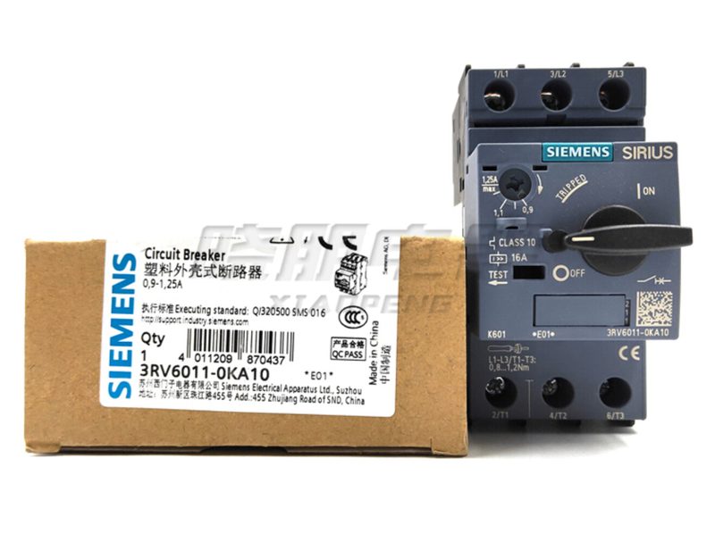 Автоматический выключатель Siemens 3RV6011-0KA10