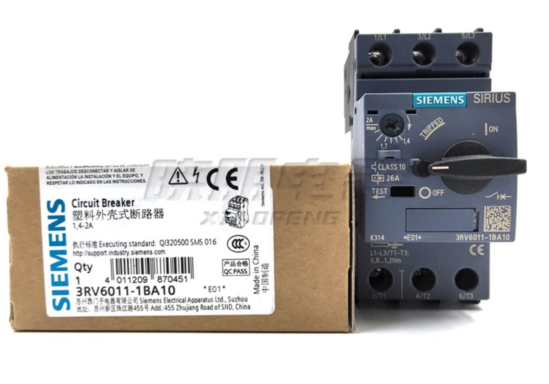 Автоматический выключатель Siemens 3RV6011-1BA10