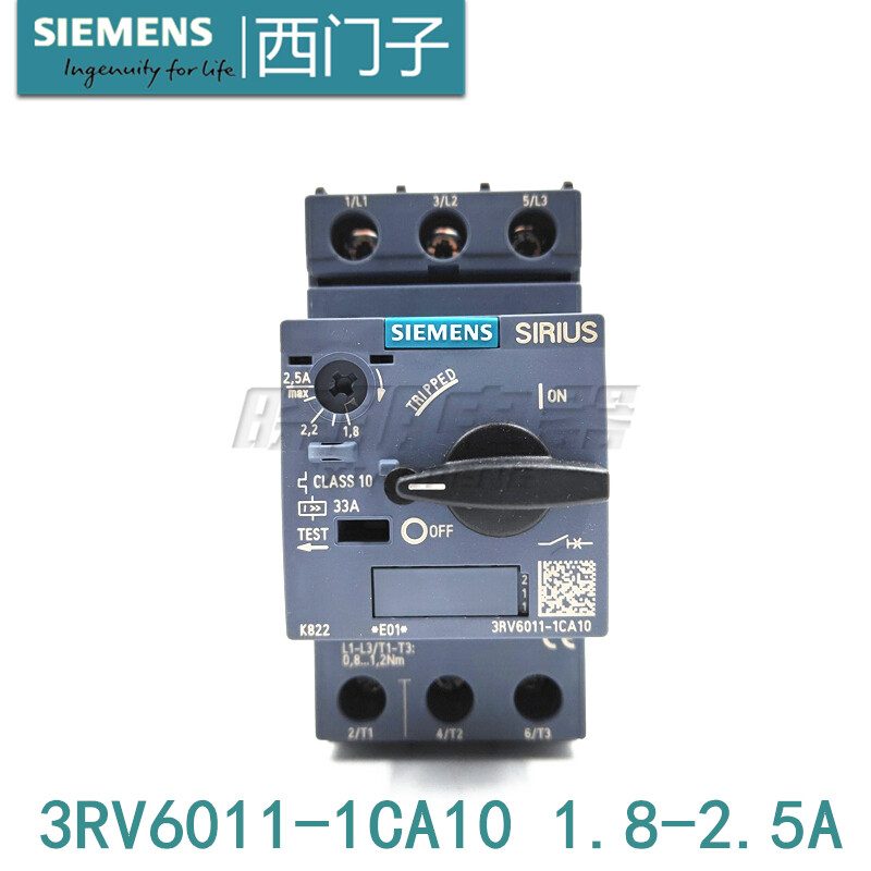 Автоматический выключатель Siemens 3RV6011-1CA10