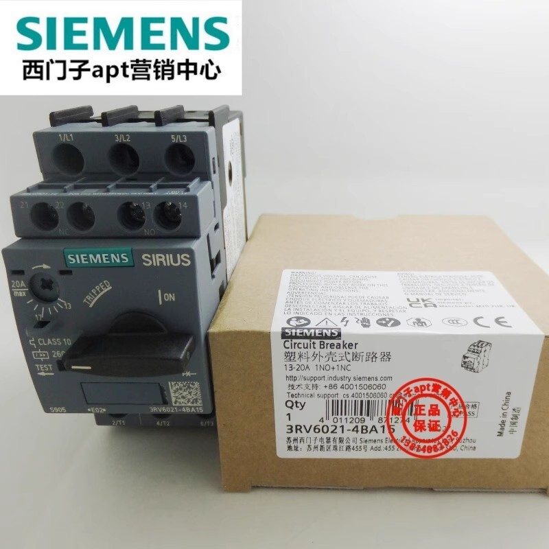 Автоматический выключатель Siemens 3RV6021-4BA15