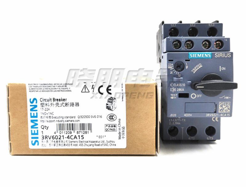 Автоматический выключатель Siemens 3RV6021-4CA15