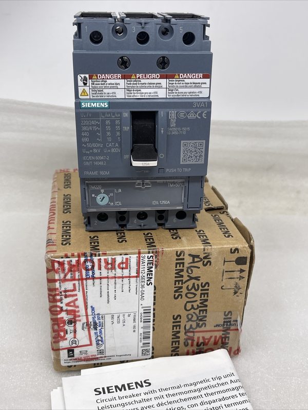 Автоматический выключатель Siemens 3VA1112-5EE36-0AA0