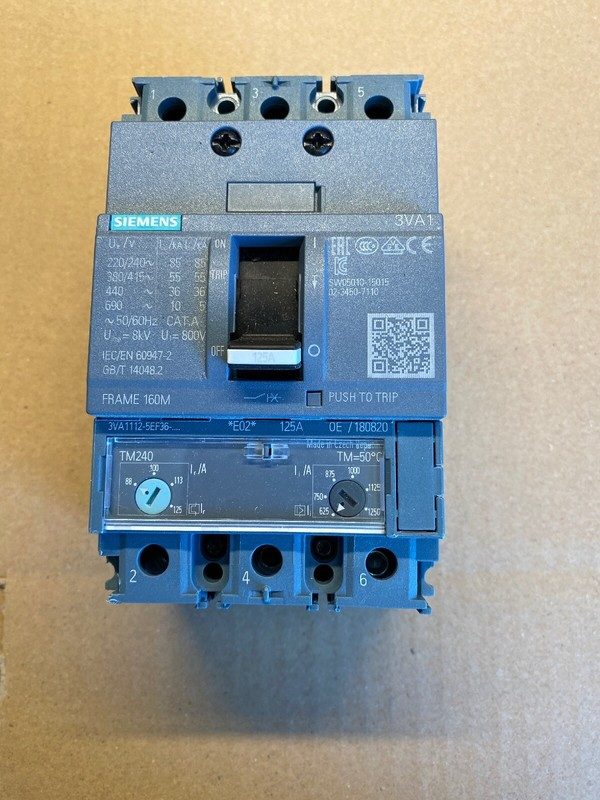 Автоматический выключатель Siemens 3VA1112-5EF36-0AA0