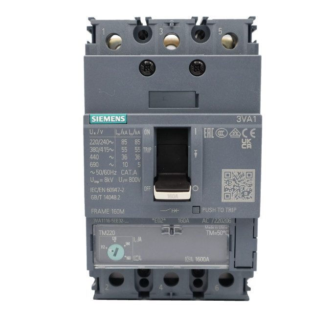 Автоматический выключатель Siemens 3VA1116-5EE32-0AA0