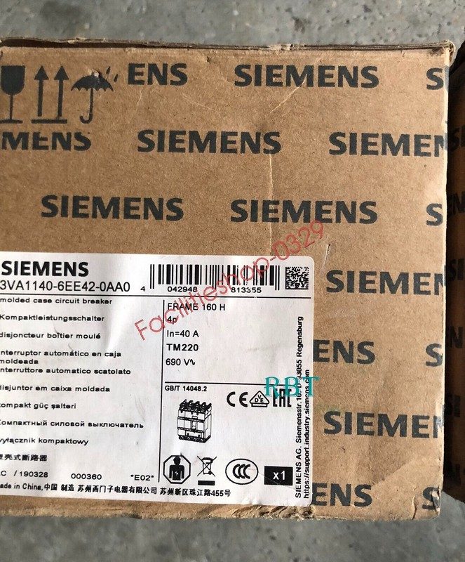 Автоматический выключатель Siemens 3VA1140-6EE42-0AA0