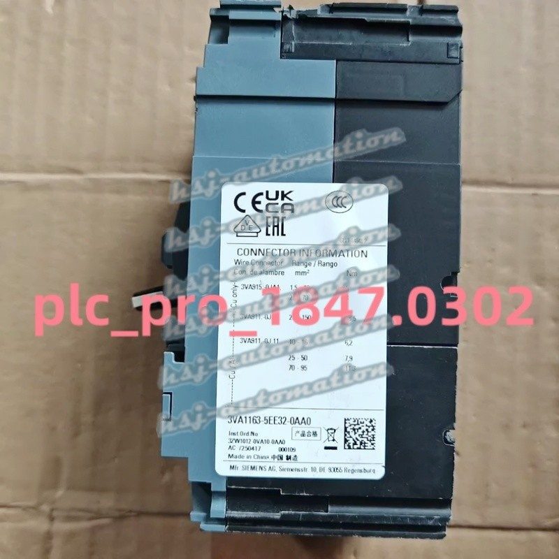 Автоматический выключатель Siemens 3VA1163-5EE32-0AA0