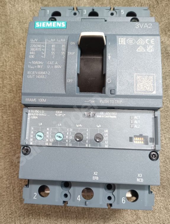 Автоматический выключатель Siemens 3VA2010-5HN32-0AA0
