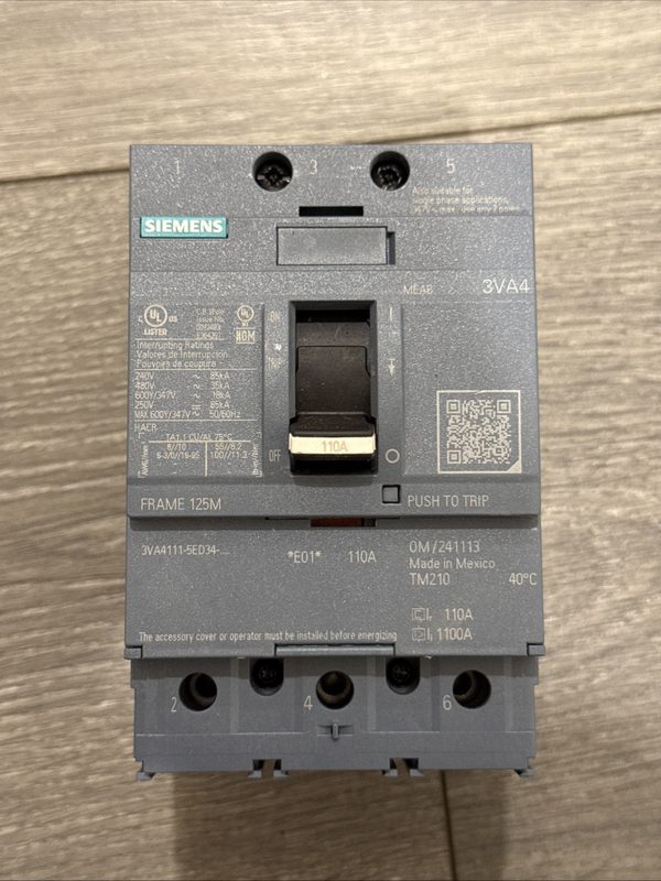 Автоматический выключатель Siemens 3VA4111-5ED34-0AA0