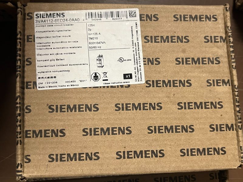 Автоматический выключатель Siemens 3VA4112-6ED24-0AA0