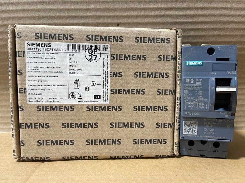 Автоматический выключатель Siemens 3VA4120-4ED24-0AA0