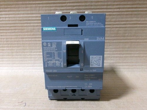 Автоматический выключатель Siemens 3VA4120-6ED34-0AA0
